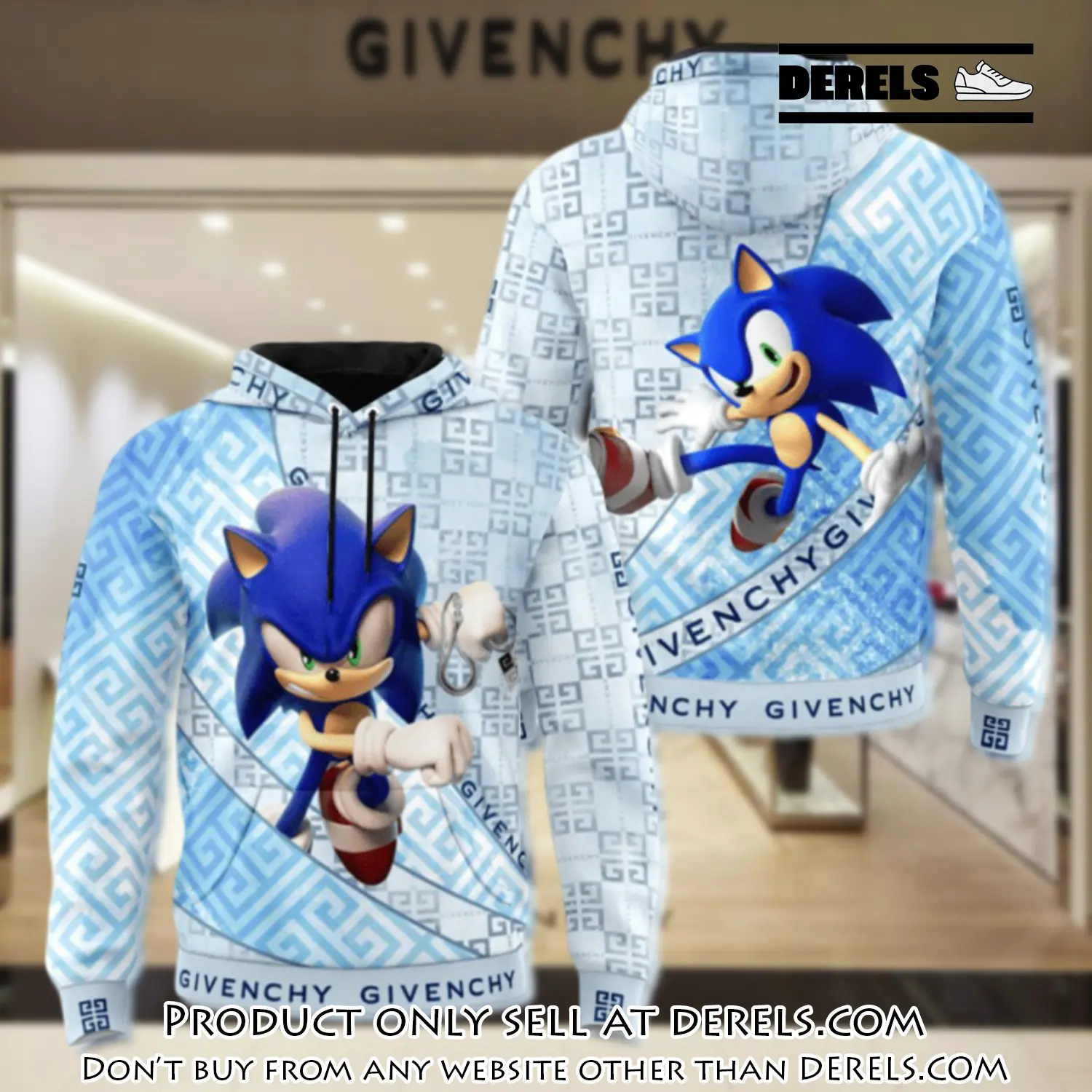 Givenchy sonic unisex hoodie luxury brand gifts  jh1860 dr1946929
